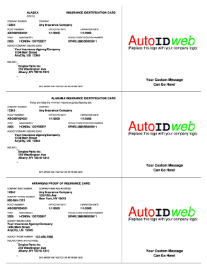 Insurance Card Template Fill Out And Sign Printable Pdf Template Signnow