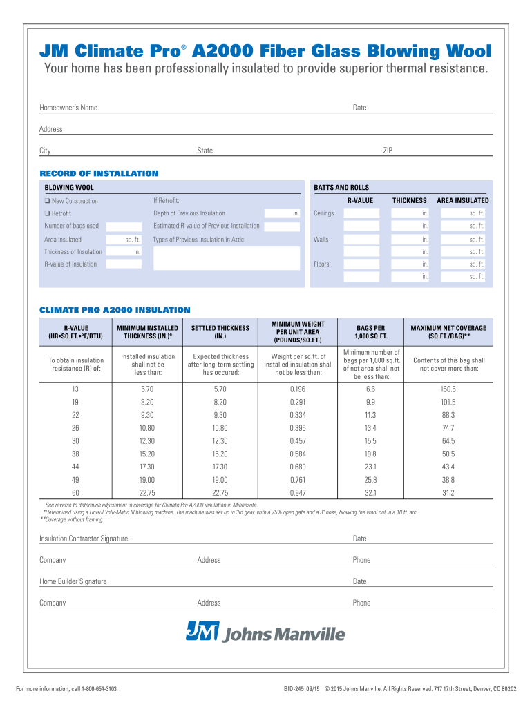 Jm Climate Pro Coverage Chart  Form