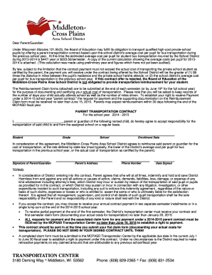  Transportation Center Middleton Cross Plains Area School  Mcpasd K12 Wi 2014-2024