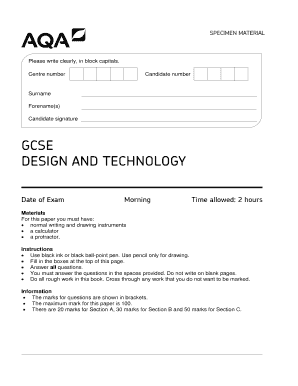 Gcse Dt Past Papers  Form