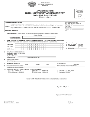 Buao Ml  Form