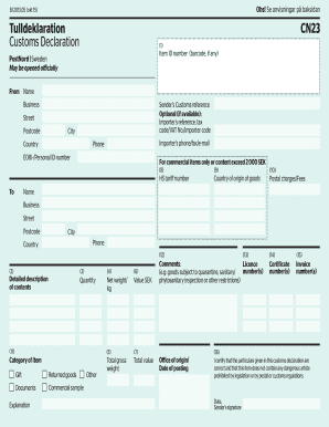 Cn23 PDF  Form