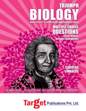 Target Publications Std 11 Biology PDF All Chapter  Form