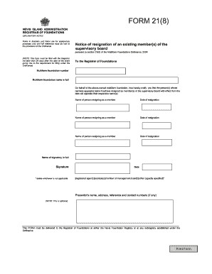 Member of Board Form