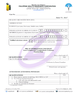 Application Form Annex D Philhealth