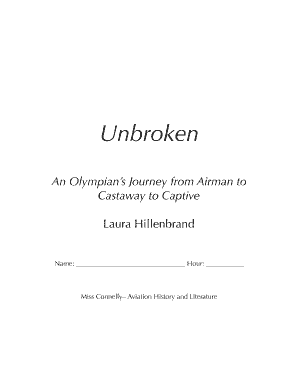 Unbroken Packet Answer Key  Form