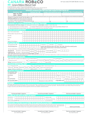 Canara Robeco Swp Form