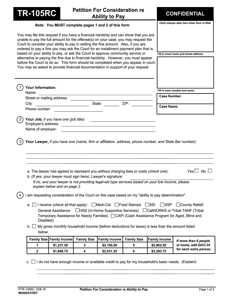  Forms  Fresno County Superior Court  Fresno Courts Ca 2016