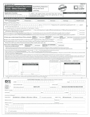 Hdfc Life Ccd Form