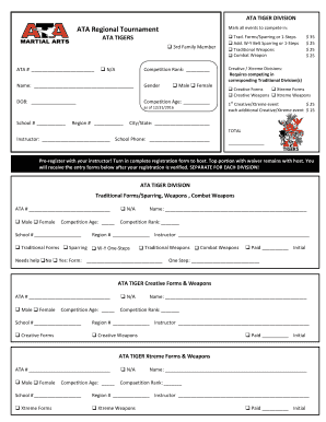 Ata Region 104  Form