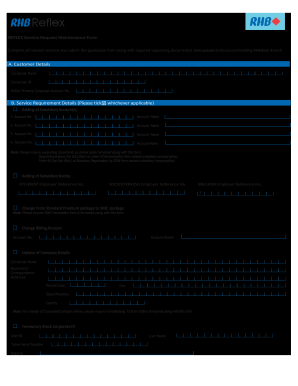 Rhb Reflex Maintenance Form