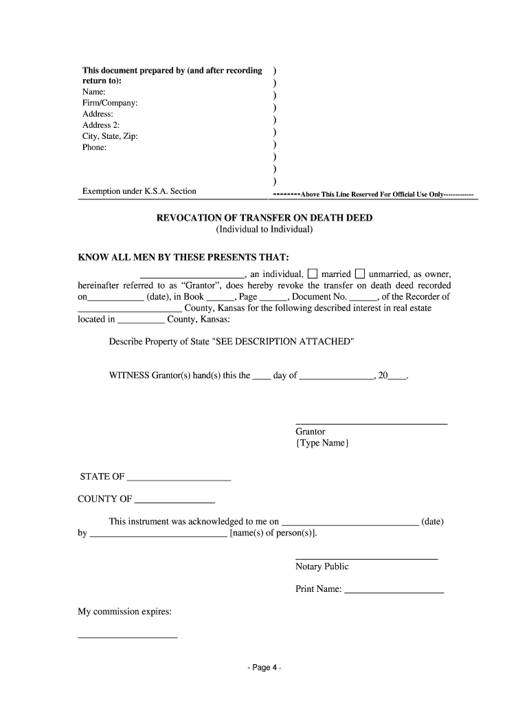 Beneficiary Deed  Form