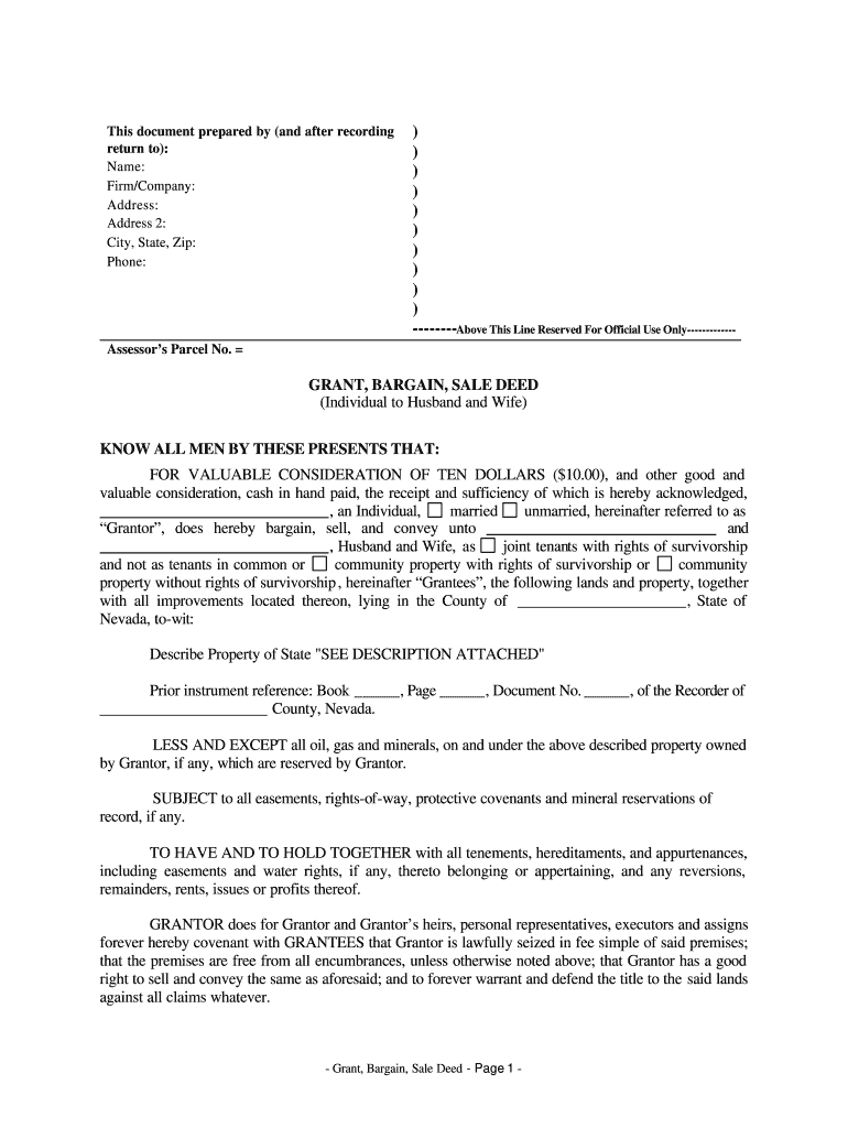 Sale Deed  Form