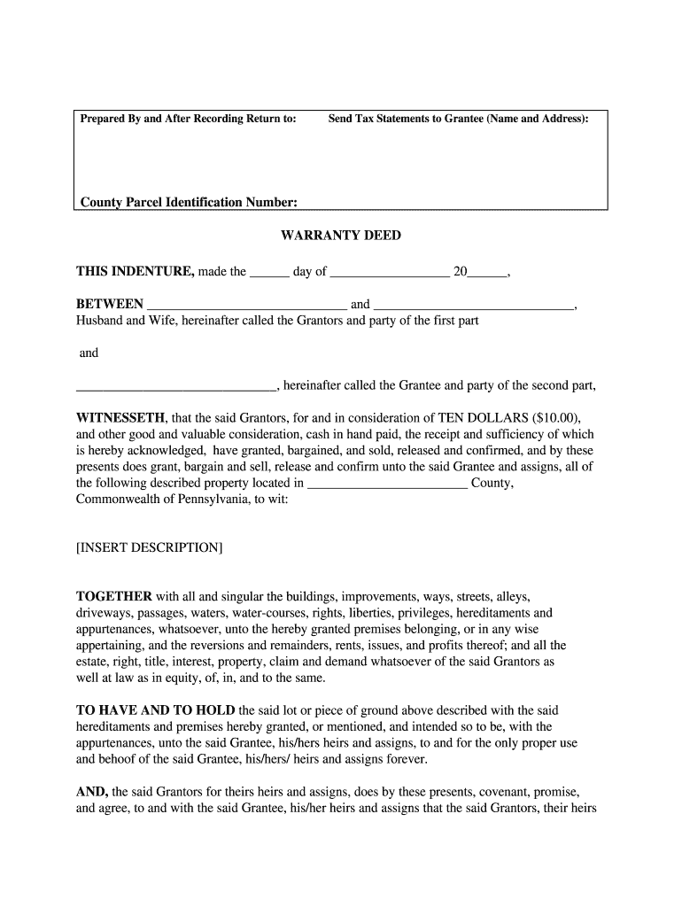 Life Tenancy Agreement Sample  Form