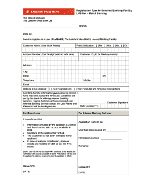 Lvbnet Banking  Form