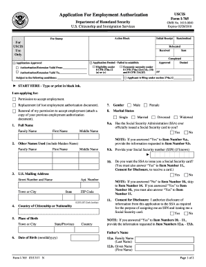 Form I 765