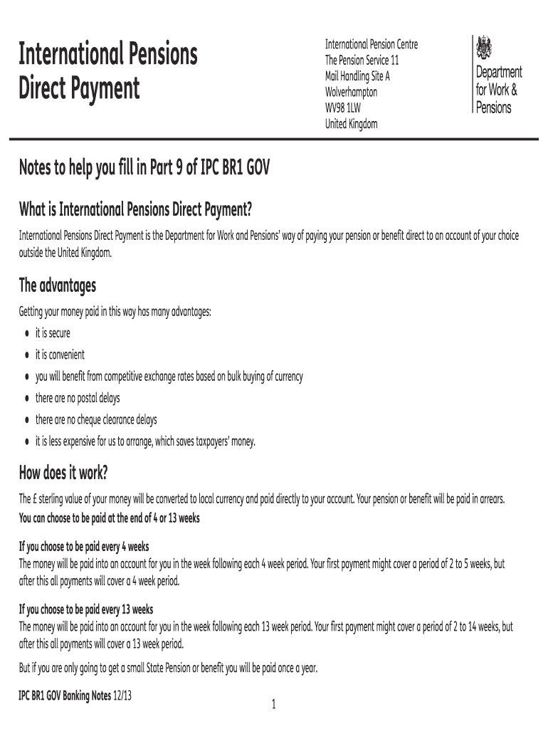  Ipc Br1 Form 2013-2024