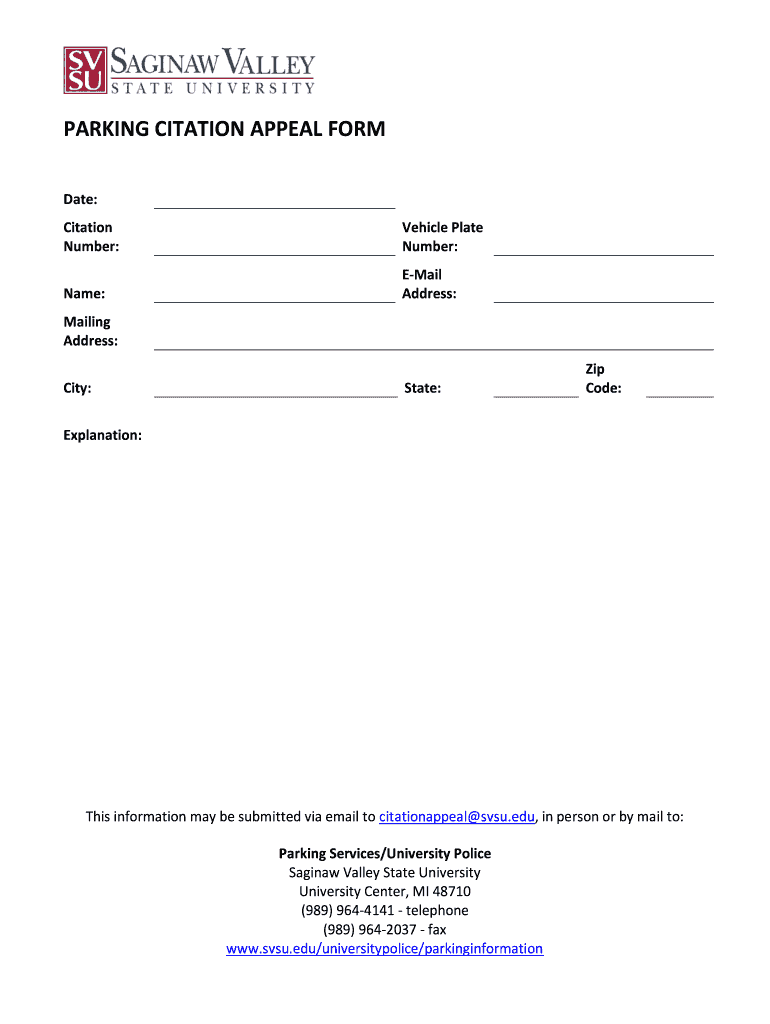 Get Svsu  Form