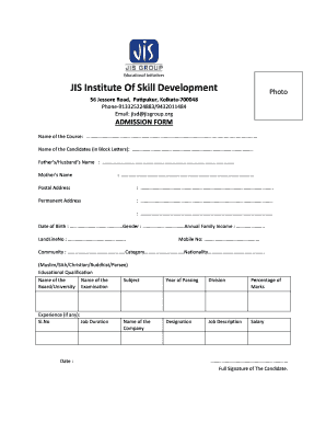 Jis Patipukur  Form