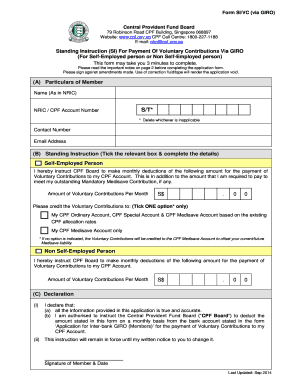 Cpf Form PDF