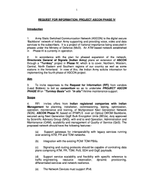 Army Static Switched Communication Network  Form