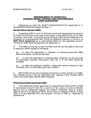 EMPANELMENT of HOSPITALSdoc Indianarmy Nic  Form