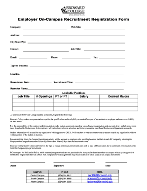 Placement Form