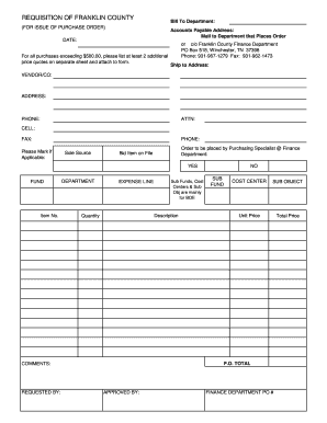  Aformat of Financial Requistion 2009