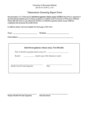 Tb Skin Test Form