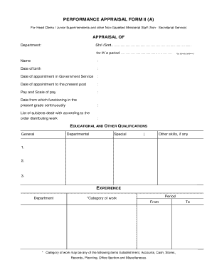 Cr Form for State Government Employees