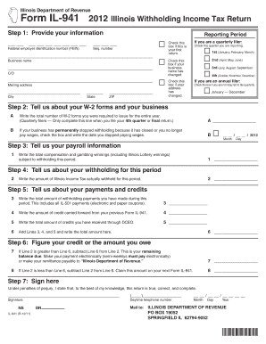 Il 941  Form