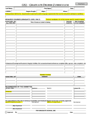 Clemson Gs2  Form