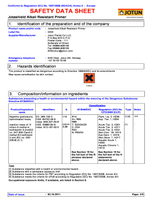 Jotun Alkali Primer  Form