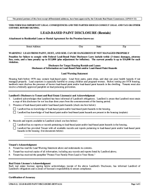 The Printed Portions of This Form Have Been Approved by the Colorado Real Estate Commission LP 46 1 97 Drop in Center Flyer