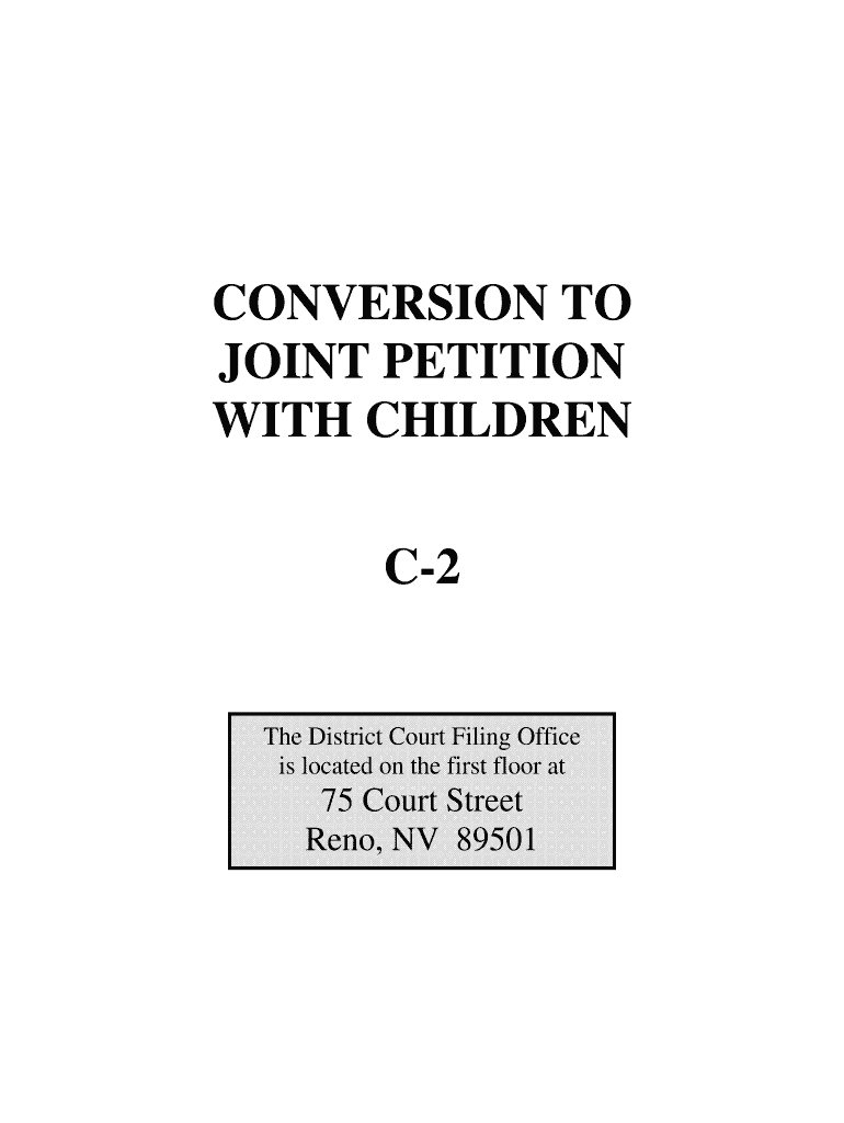 C 2 Conversion to Joint Petition with Children PDF  Second Judicial 2010-2024