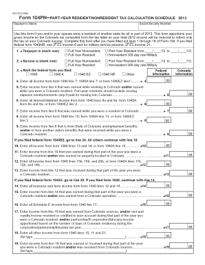 Form 104pn