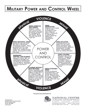 Power and Control Wheel PDF  Form