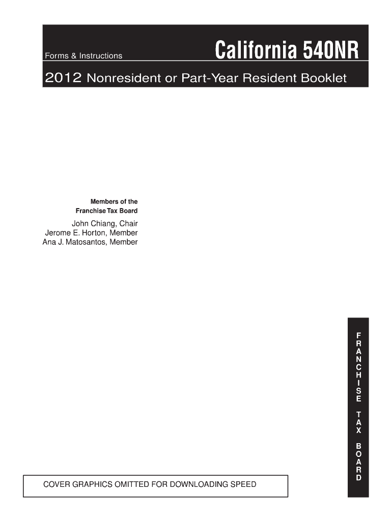  California Form 540nr 2019