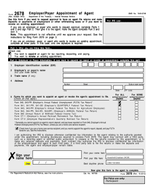 IRS Form 2678