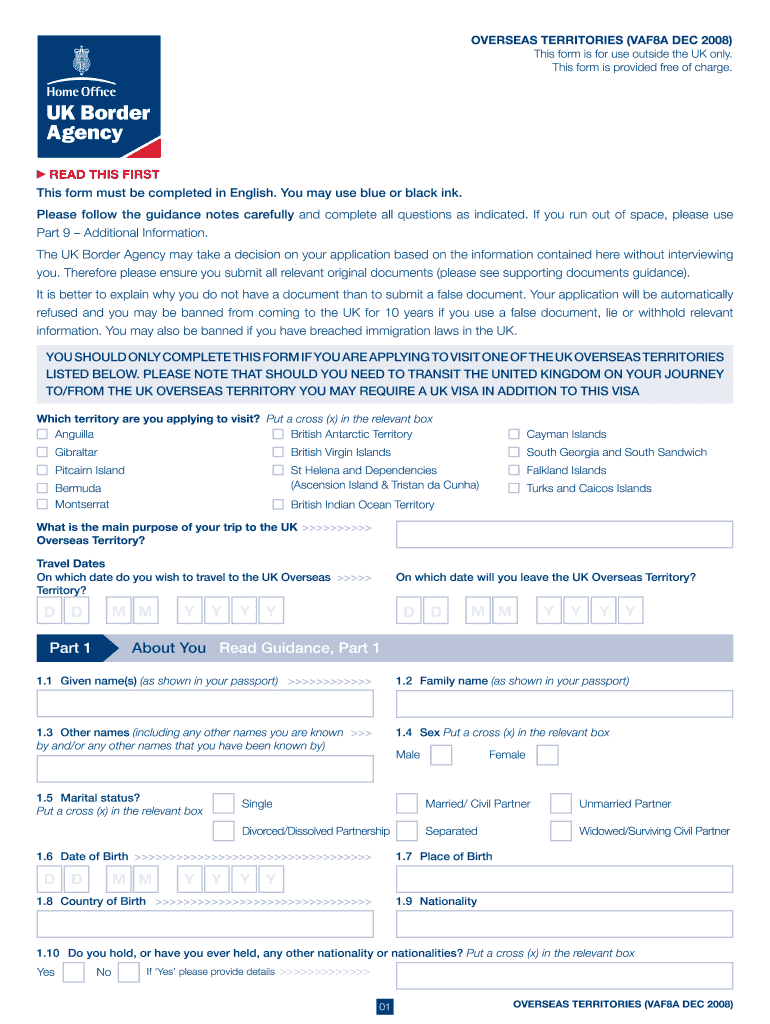  Anguilla Tourist Visa Application Form  Anguilla Visa  Anguilla Visahq 2008