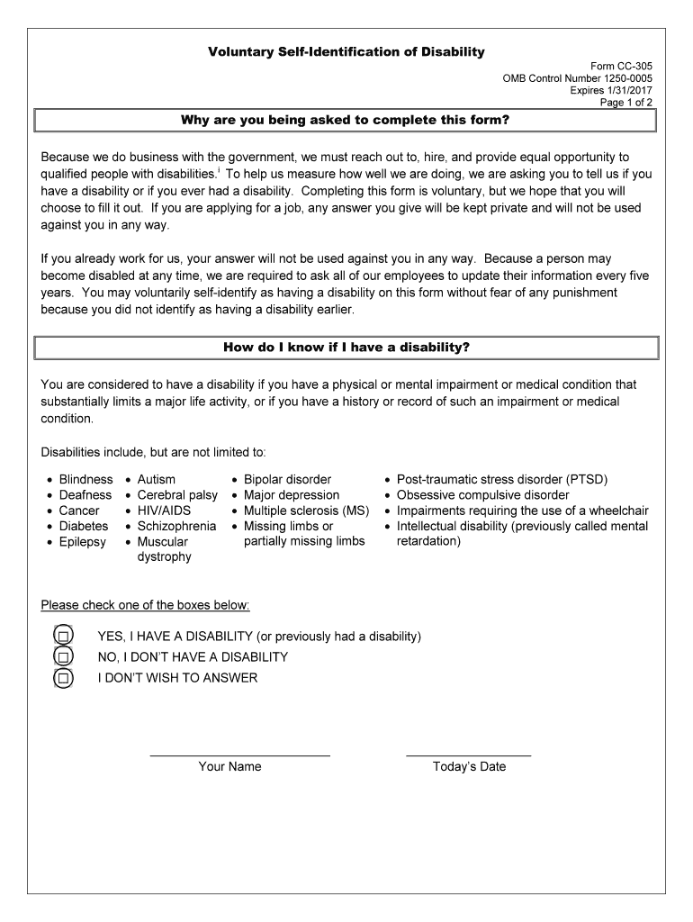 Form Cc 305