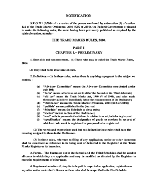 Trade Marks  Form