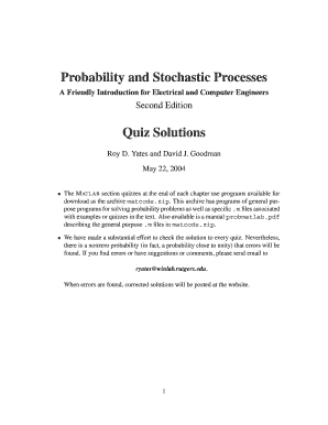 Probability and Stochastic Processes 3rd Edition PDF  Form