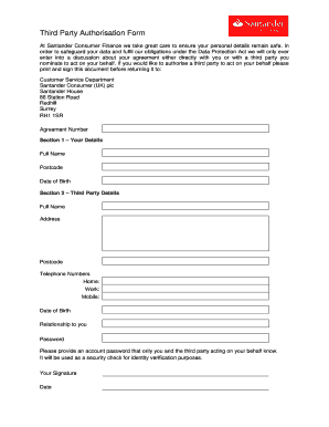 Santander Direct Deposit Form