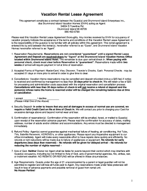 Rental Lease Agreement Homes  Form