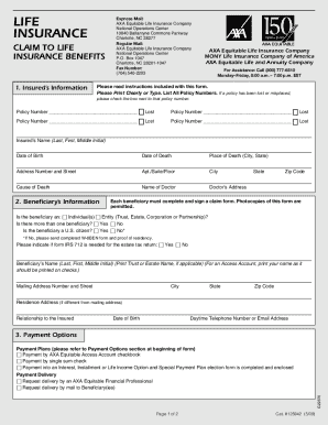 Life Insurance Form