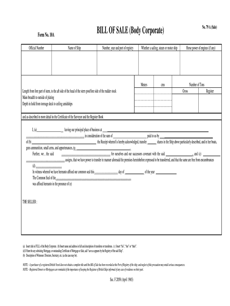  F2058 Form 1965-2024