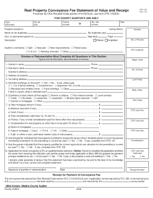 Medina County Conveyance Form