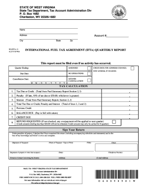 Wv Ifta  Form