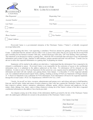 Repco Casino Form